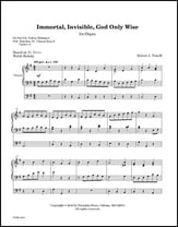 Immortal, Invisible, God Only Wise Organ sheet music cover